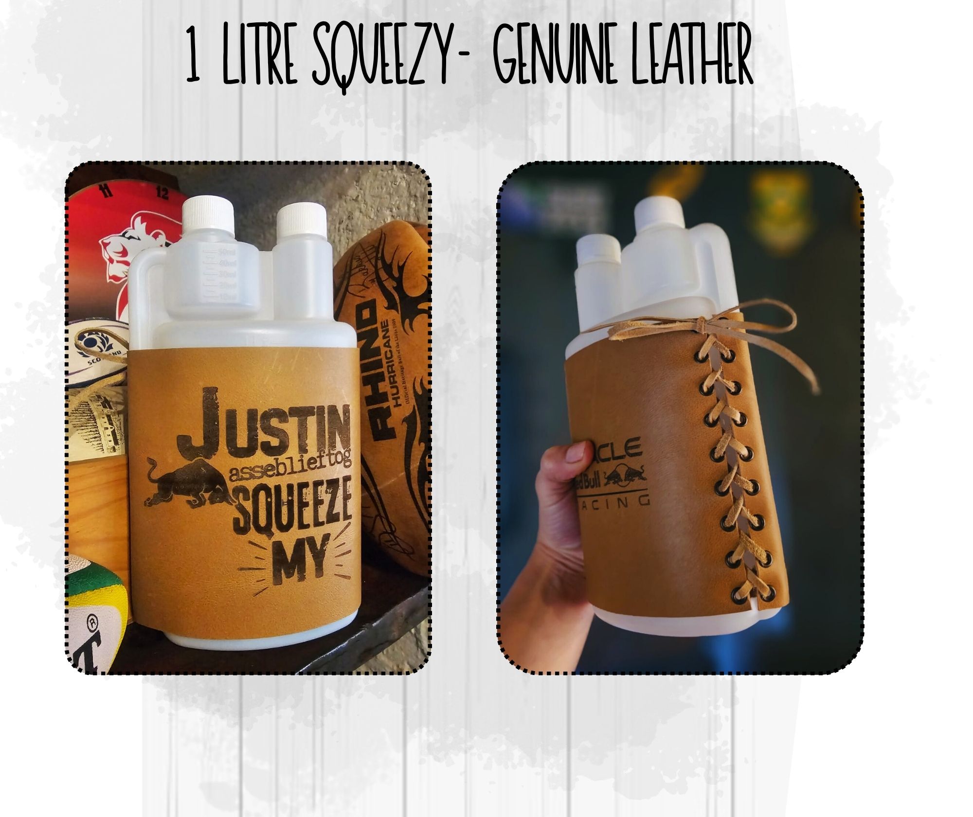 Leather Squeezy Bottle - 1L - Image 16