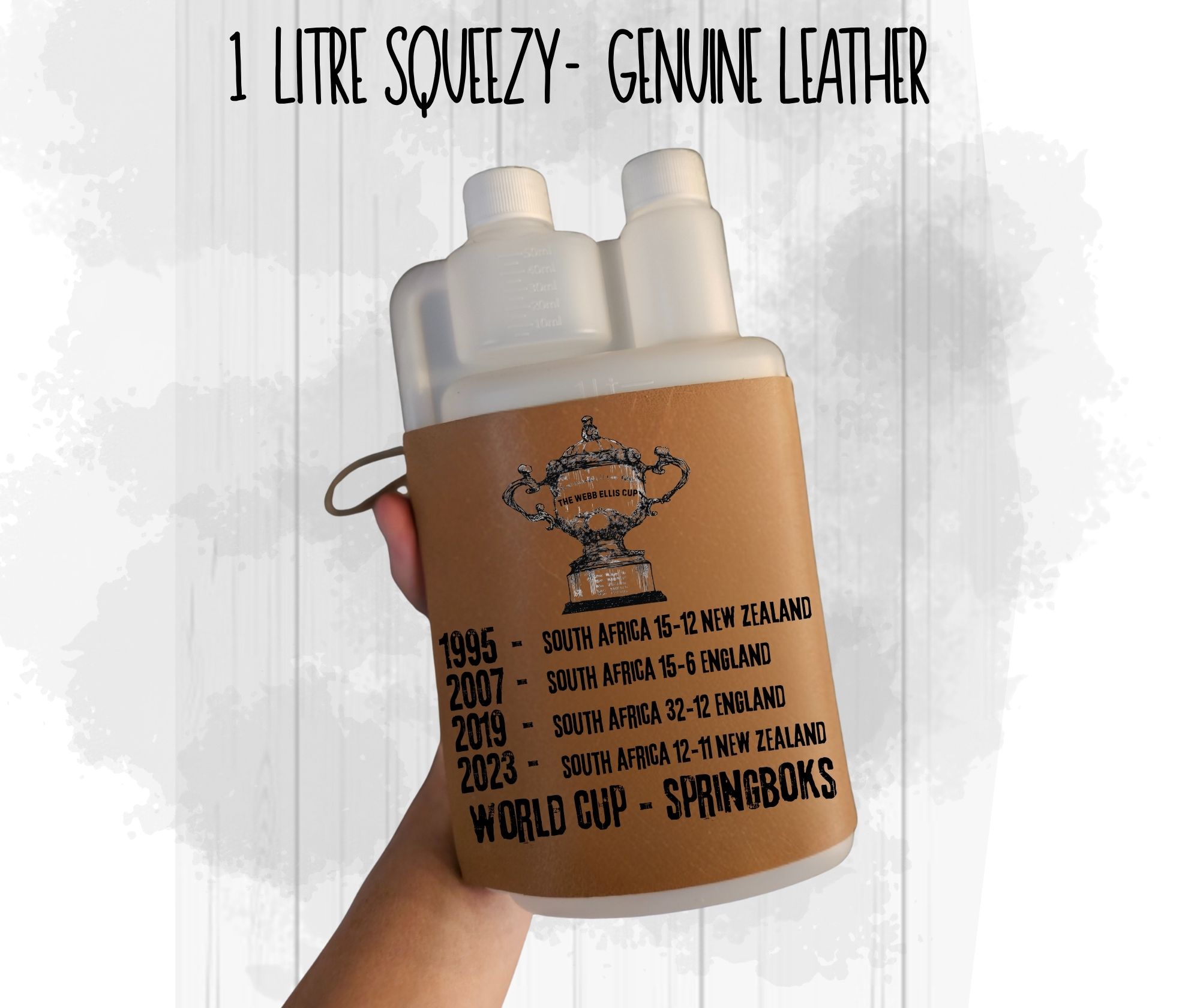 Leather Squeezy Bottle - 1L - Image 6