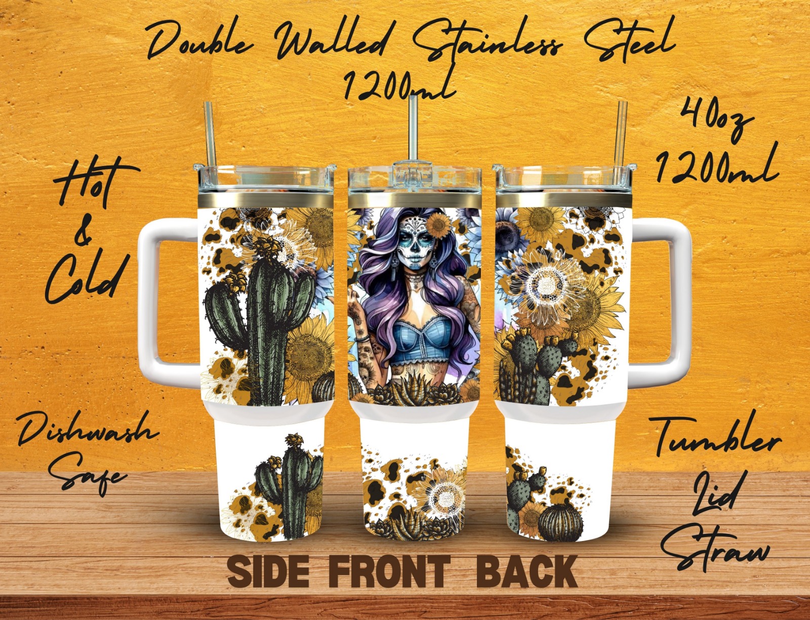 40oz Travel Mug - Woman - Image 2