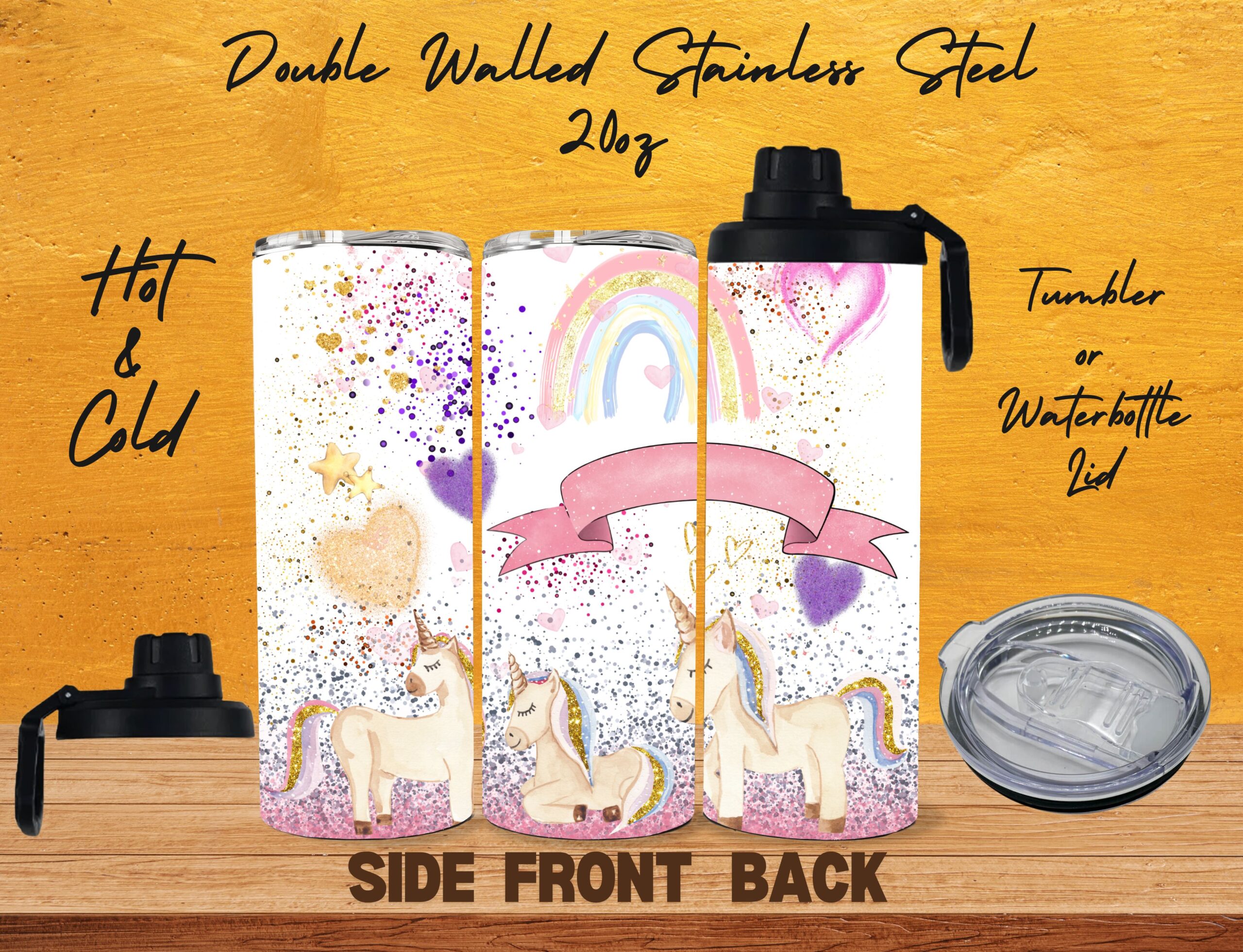 Unicorn - Tumbler & Bottles - Image 2