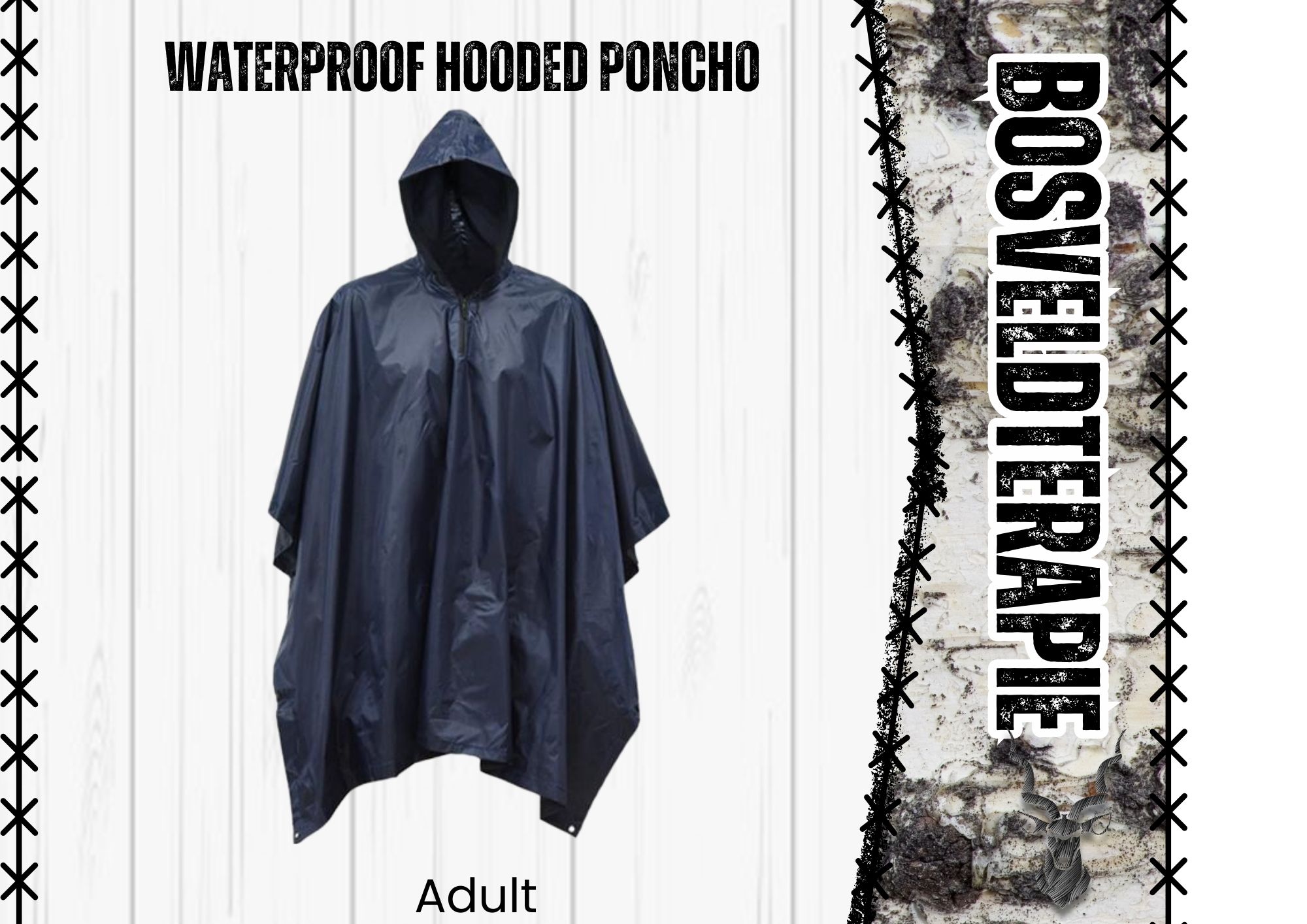 Waterproof Hooded Poncho - Image 4