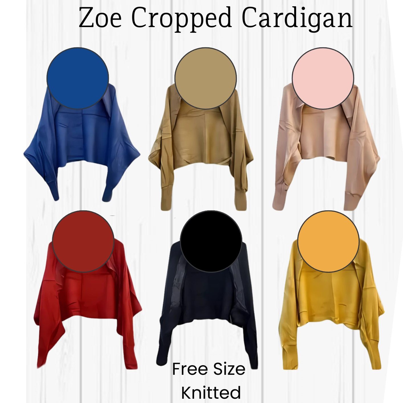Zoe Cropped Cardigan - Image 2