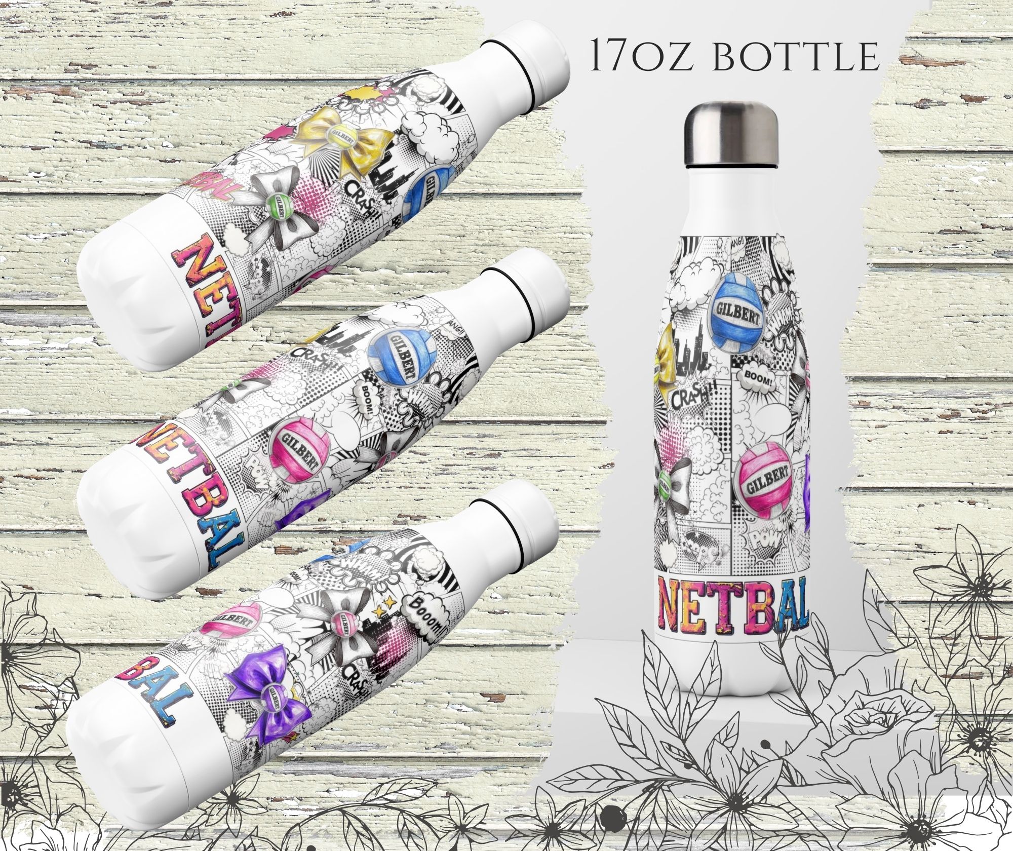 500ml - Netbal Theme - Image 2