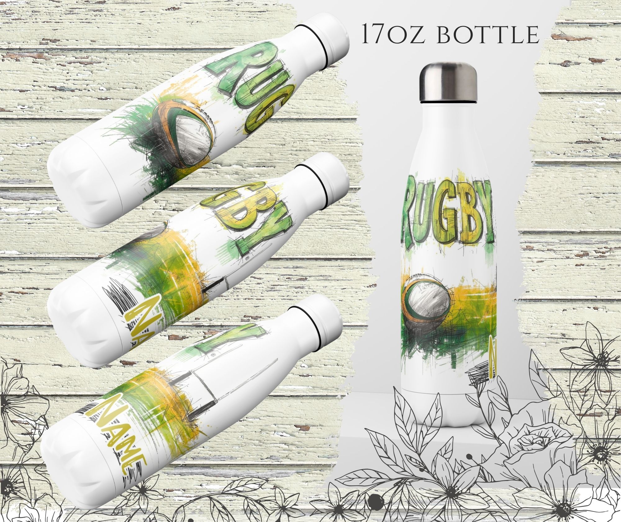 500ml - Rugby Theme - Image 4